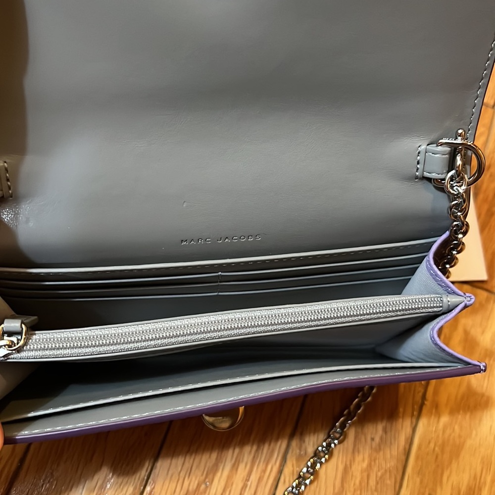 NWT ❤️Marc Jacobs The Wallet on Chain Bag with turn lock - Picture 11 of 17